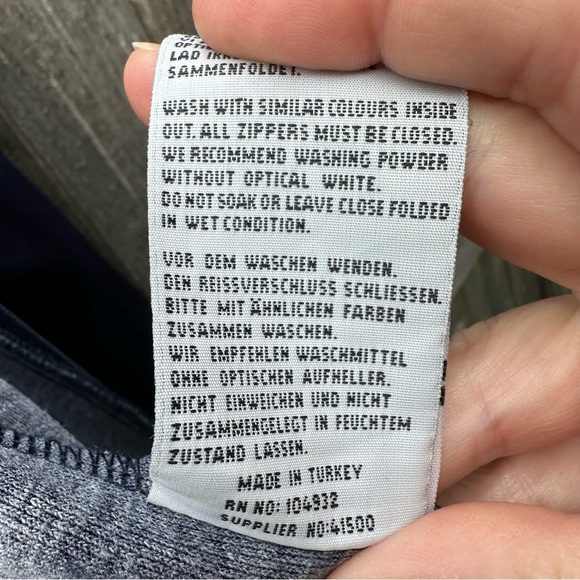 HUMMEL Classic Bee Zip Track Jacket Navy Blue Logo Soccer Futbol Men's Small - Picture 10 of 11